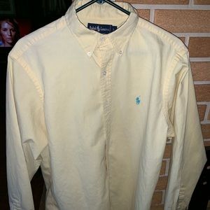 Ralph Lauren yellow size large dress shirt